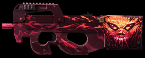 Макет пулемета P90 Ghou! 00751