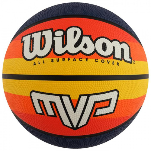 Мяч баскетбольный №7 Wilson MVP Retro красно-желто-черный WTB9016XB07 5137880