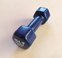 Гантель обливная 2 кг синяя GLT 995326