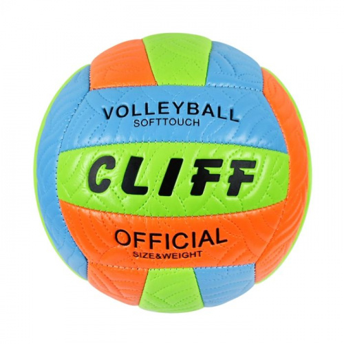 Мяч волейбольный Cliff зелено-оранжевый-синий 997630