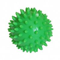 Мяч массажный 06,8 см твердый зеленый 03054