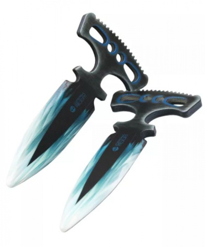Макет ножа Тычковый нож фанера V2 6 мм 2 шт Стекло дракона Dragon Glass Satndoff 2 00482