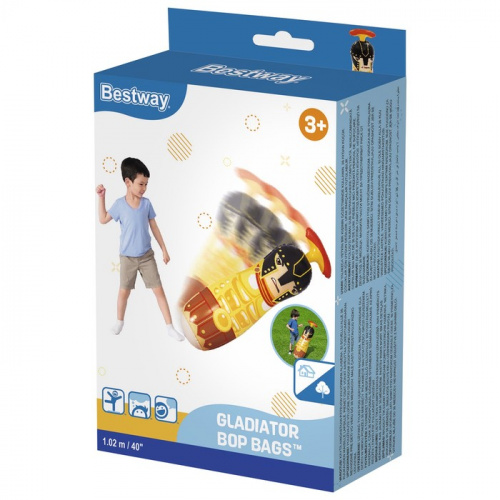 Мешок (груша) для бокса надувной 1 м от 3 лет Гладиатор микс Bestway 52288 4730487 фото 6
