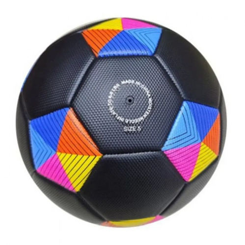 Мяч футбольный №5 черно-цветной RimFoot 995643