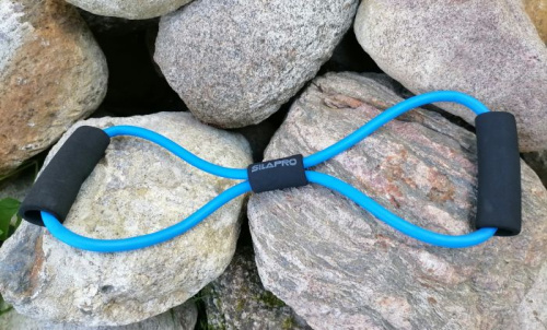 Эспандер восьмерка синий 12 кг Silapro 996196