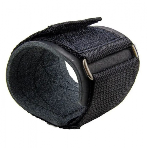 Напульсник кожа 1 шт на липучке 18,5х6,5 см, Велькро, 995955 фото 2