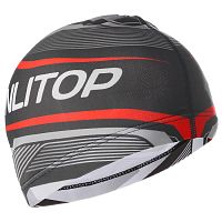 Шапочка для плавания lycra Onlitop черно-красная 3242946