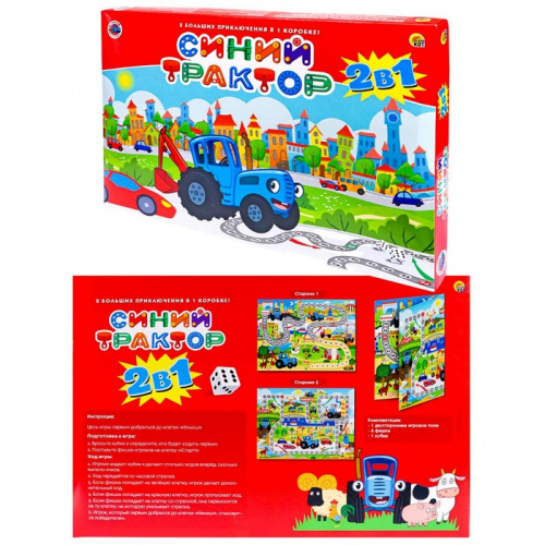 Игра-ходилка "Синий трактор" ИН-5776 7456203 фото 3