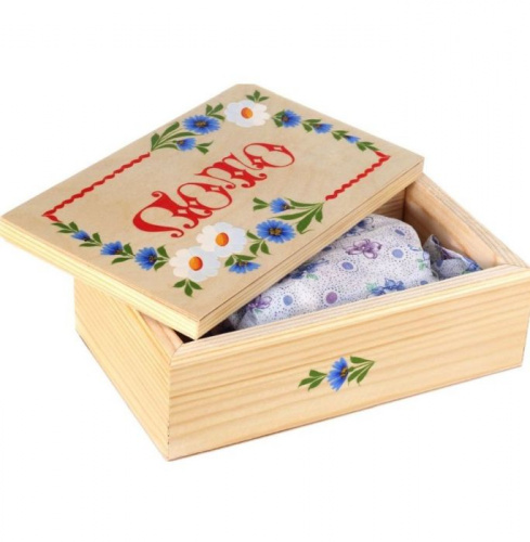 Лото в шкатулке роспись "Ромашки белые" 997718 фото 4