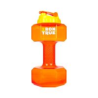 Бутылка для воды 2200 мл ГАНТЕЛЬ оранж ITB951-2200 Irontrue