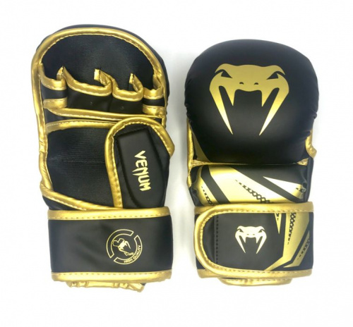 Перчатки крабы XL Venum Chelenger 3.0 черно-золотой от 16 лет 01665