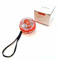 Эспандер Пауэрбол с автостартом (без веревки) Gyroball красный 02455