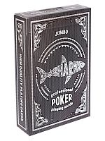 Карты 54 шт Shark черные ИН-3888