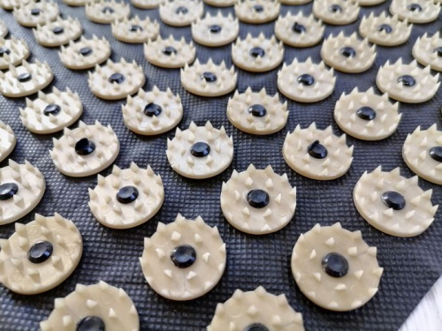 Аппликатор игольчатый (коврик) 410х630 мм черный 998307 фото 3