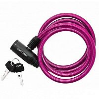 Замок вело 1200 х 8 мм VS 102.102 розовый Vinca Sport 362065