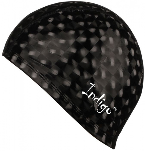 Шапочка для плавания детская PU Coated 3D черный IN047 03168