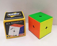 Кубик Рубика 2х2 QiYi (MoFangGe) Warrior M Pro черный 996004