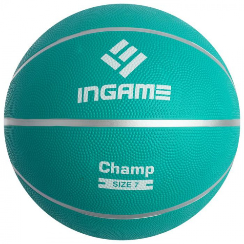 Мяч баскетбольный №7 PVC Ingame Champ синий 5073166 фото 3