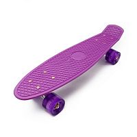 Скейтборд 22х6" Пениборд фиолет 2212 HNation