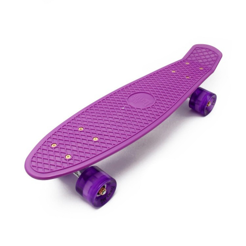 Скейтборд 22х6" Пениборд фиолет 2212 HNation