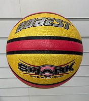 Мяч баскетбольный №7 Dobest Shark PK-810RG красно-желтый 20312