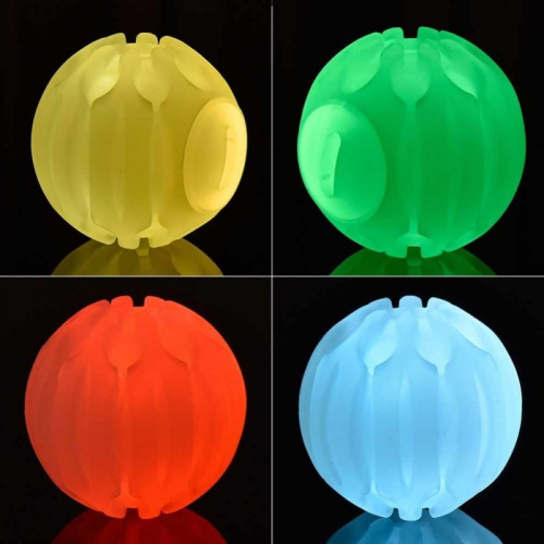 Мяч ПВХ Squidgie ball glow светящийся в темноте