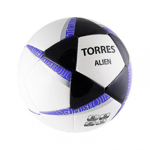 Мяч футбольный №5 Torres Alien White .