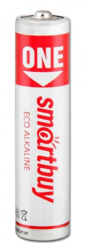 Батарейка AAA 1 шт LR3 Smartbuy белая 4шт/уп 13251