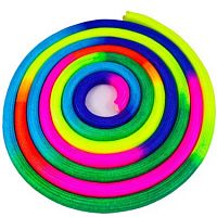 Скакалка 3 м гимнастическая Радуга (разноцветная, мягкая) 01061