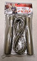 Скакалка 3 м ПВХ шнур Jump Rope зеленая JPL-5105 00428