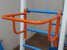 Турник навесной Юнга 43 см оранжевый 997289