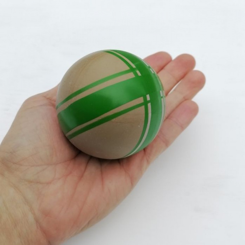 Мяч резиновый (каучуковый) 7,5 см Р7-75 зелено-бежевый 996728 Мяч резиновый (каучуковый) 7,5 см Р7-75 зелено-бежевый 996728