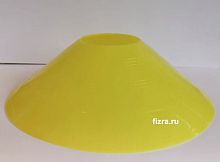 Конус разметочный (фишка футбольная) желтая, выс 5 см, диам 19 см КФ-01 998103