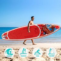 Доска SUP надувная FunWater KOI 11′" однослойная 996382