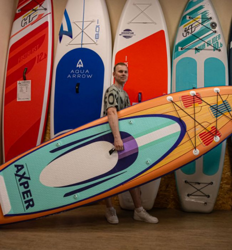 Доска SUP надувная AXPER Barracuda PRO 11.6 двухслойная 996363 фото 4