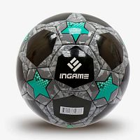 Мяч футбольный №5 Ingame Pro Black черный-бирюзовый 995592