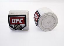 Бинты боксерские 5 м х/б + эластан белый UFC 04649