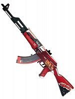 Макет автомата дерево АК-47 2 Years Red Standoff 00279