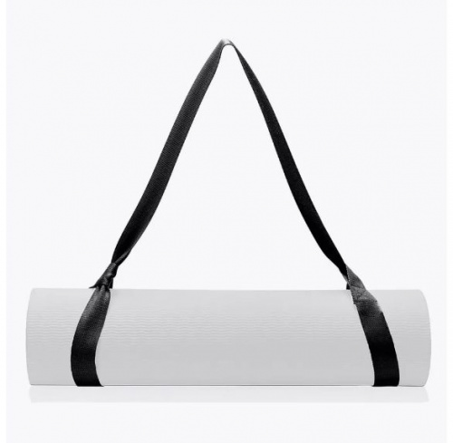 Ремешок для переноски коврика 150 x 3,5 см черный (стяжка для коврика) 996141