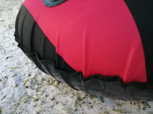 Ватрушка 115 см 115х100 см с 4 ручками Король Горок Ф7 красный-черный-красный 996759 фото 2