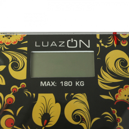 Весы напольные электронные черно-желтый LuazON LVE-014 180 кг 2580589 фото 2