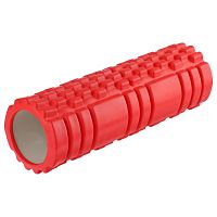 Ролик массажный для йоги 45*15 см красный 4447015