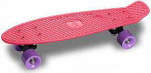 Скейтборд 22х6" Пениборд фуксия 2206 00103