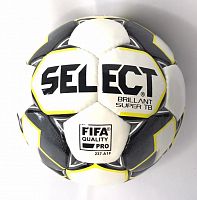 Мяч футбольный №5 Select Brilliant Super серо-желтый 02377