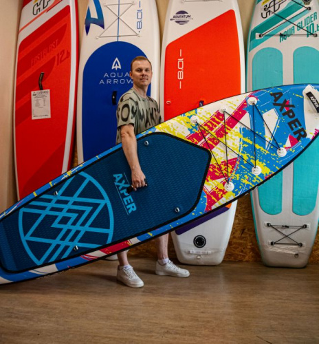 Доска SUP надувная AXPER Grap-X 10'6" двухслойная 996362 фото 3