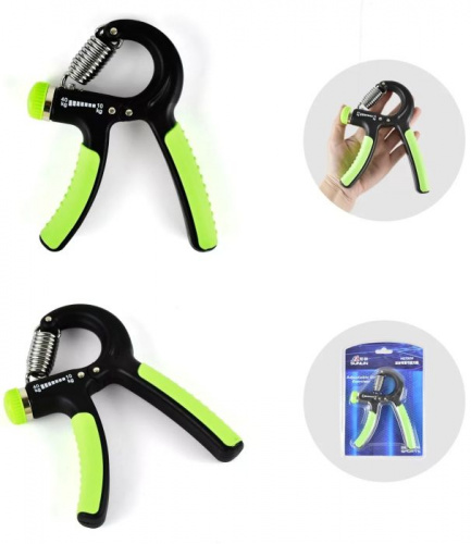 Эспандер кистевой 10-40 кг регулируемая нагрузка зеленый 997016