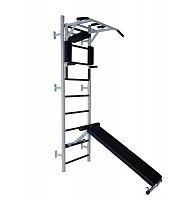 Шведская стенка ДТ (выс-2,6м, шир-0,65м) серая + Турник 3 в 1 + Скамья 997675