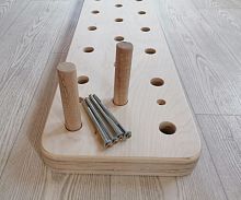 Пегборд (стена Коркина) 160х30х5 см + 2 ручки 996393