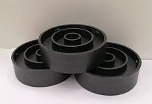 Шайба малая 7 см легкая, пластик черная Престиж 61736