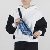 Сумка на пояс черный син цифры 7983/Д, 4451713